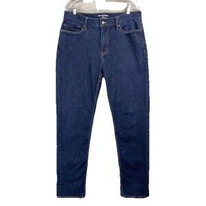 Banana Republic Men 34 Jeans Traveler Washwell Trave Indigo Rinse Stretch Denim